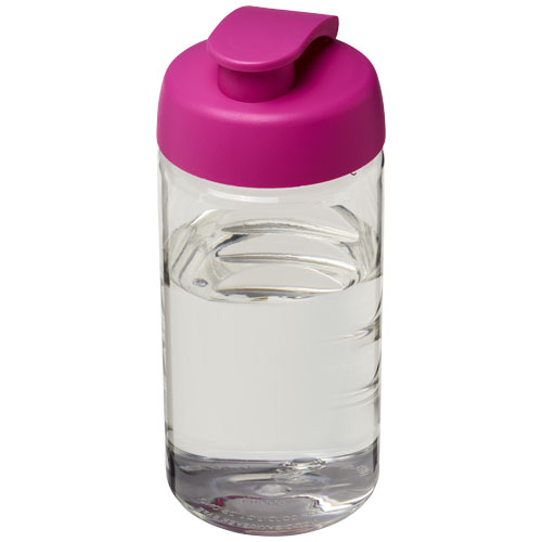 Bouteille de sport 500ml personnalisable H2O Active® Translucide et Rose